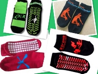 Custom Design Trampoline Socks for Men, Ladies and Kids